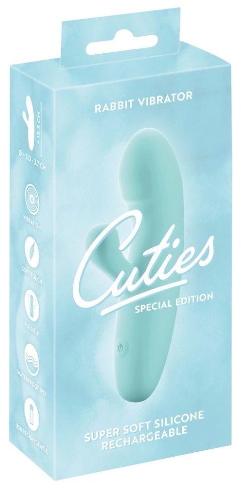Cuties - Mini Wibrator Króliczek Ekstra Miękki Zielony Cuties - Mini Wibrator Króliczek Ekstra Miękki Zielony