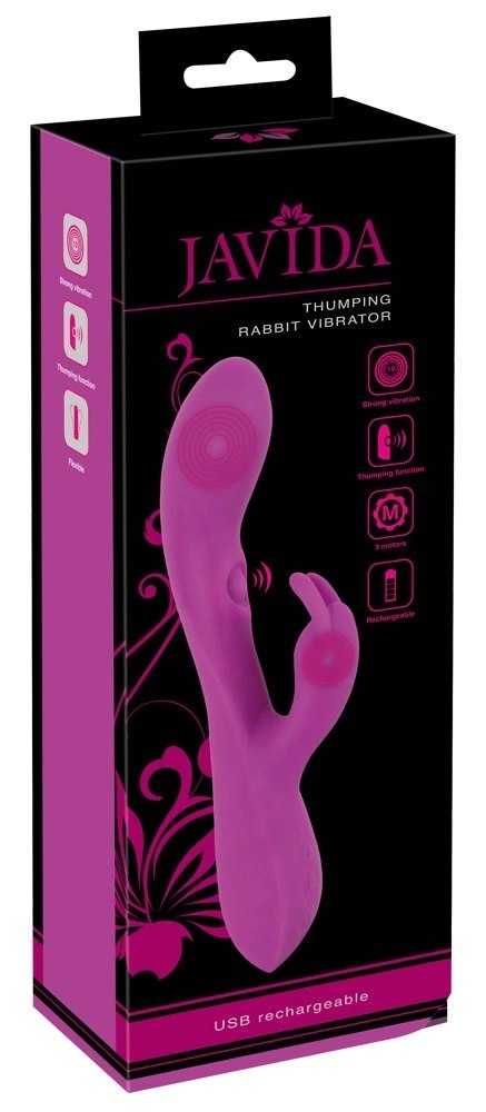 Javida - Wibrator Króliczek Pulsujący Thumping Rabbit Vibrato Javida - Wibrator Króliczek Pulsujący Thumping Rabbit Vibrato