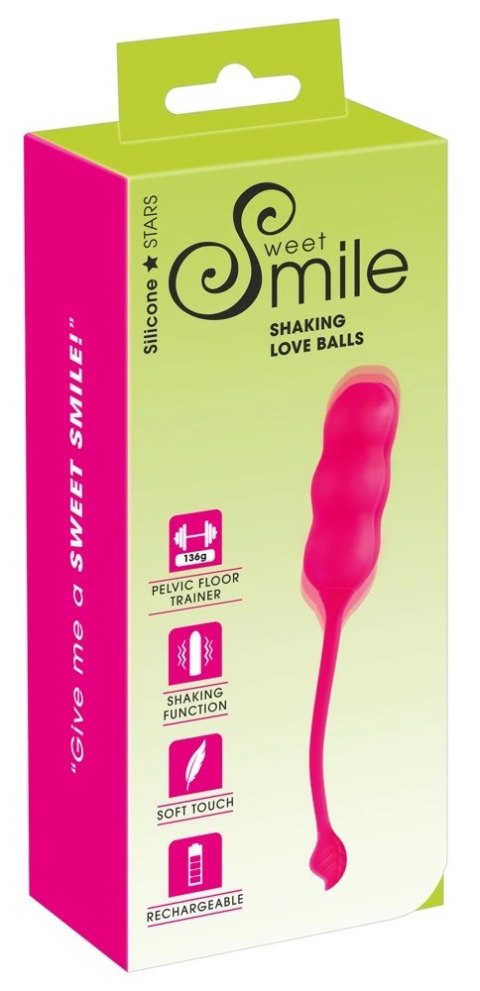 Sweet Smile - Kulki Miłości Silikonowe Shaking Love Balls Sweet Smile - Kulki Miłości Silikonowe Shaking Love Balls