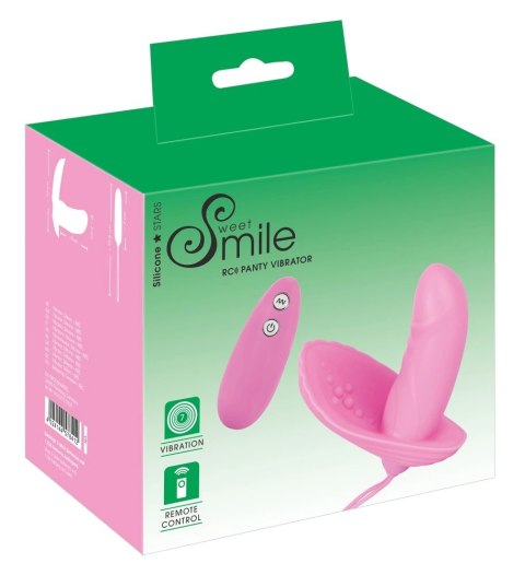 Sweet Smile - Mini Wibrator Ze Stymulacją Łechtaczki Różowy 8cm Sweet Smile - Mini Wibrator Ze Stymulacją Łechtaczki Różowy 8cm