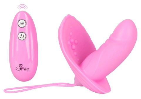 Sweet Smile - Mini Wibrator Ze Stymulacją Łechtaczki Różowy 8cm Sweet Smile - Mini Wibrator Ze Stymulacją Łechtaczki Różowy 8cm