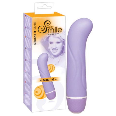 Sweet Smile - Potężny Fioletowy Mini Wibrator Do Punktu-G Sweet Smile - Potężny Fioletowy Mini Wibrator Do Punktu-G
