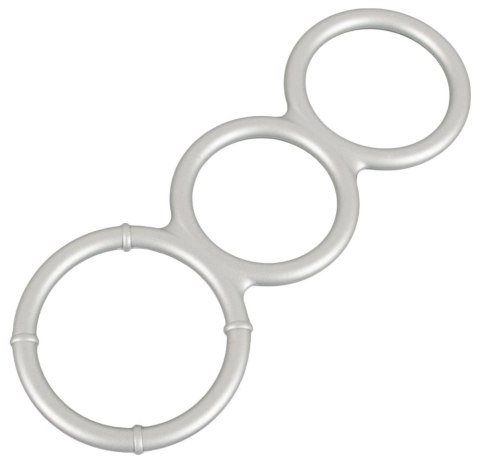 You2Toys - Metaliczny, silikonowy pierścień erekcyjny You2Toys - Metaliczny, silikonowy pierścień erekcyjny