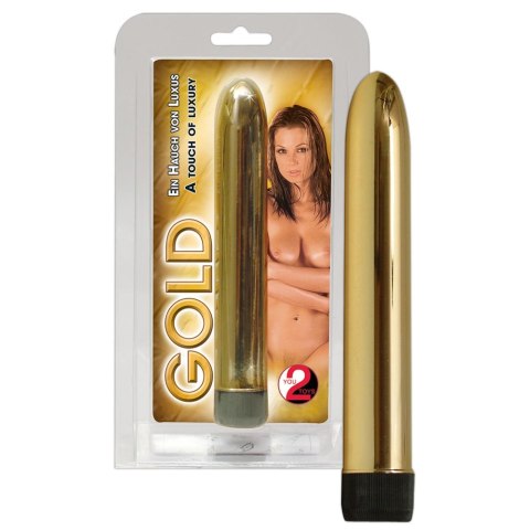 You2Toys - Złoty - elegancki wibrator You2Toys - Złoty - elegancki wibrator