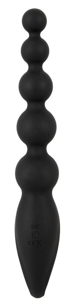 ANOS - Silikonowy Kulkowy Wibrator Analny 22 CM Czarny ANOS - Silikonowy Kulkowy Wibrator Analny 22 CM Czarny