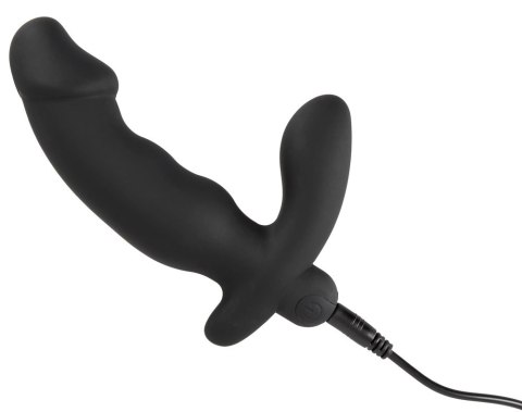 ANOS - Silikonowy Wibrator Prostaty 14 CM Czarny ANOS - Silikonowy Wibrator Prostaty 14 CM Czarny