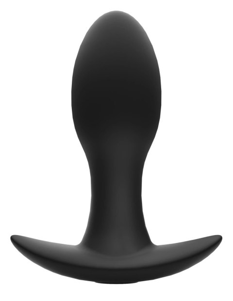 ANOS - Silikonowy Wibrujący Mini Plug Analny Czarny ANOS - Silikonowy Wibrujący Mini Plug Analny Czarny