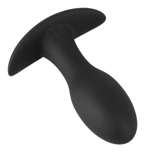 ANOS - Silikonowy Wibrujący Mini Plug Analny Czarny ANOS - Silikonowy Wibrujący Mini Plug Analny Czarny