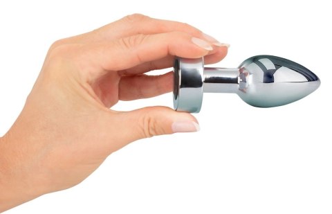 ANOS Metalowy Korek Wibracyjny 7 Trybow 9cm Srebrny Ładowany USB ANOS Metalowy Korek Wibracyjny 7 Trybow 9cm Srebrny Ładowany USB