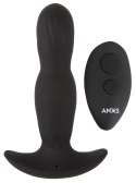ANOS RC Inflatable Plug Czarny 10 Trybow Wibracji Pompka 14,6 cm
