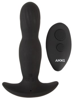 ANOS RC Inflatable Plug Czarny 10 Trybow Wibracji Pompka 14,6 cm
