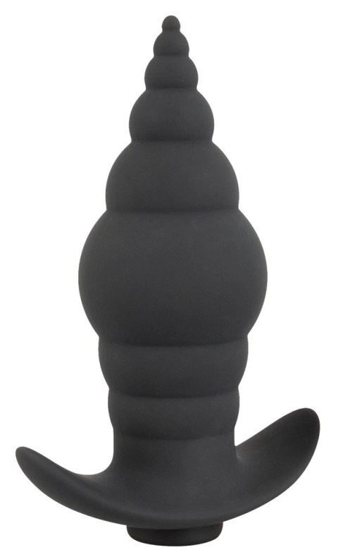 Black Velvets - Plug Analny W Kształcie Stożka Z Pilotem Czarny Black Velvets - Plug Analny W Kształcie Stożka Z Pilotem Czarny