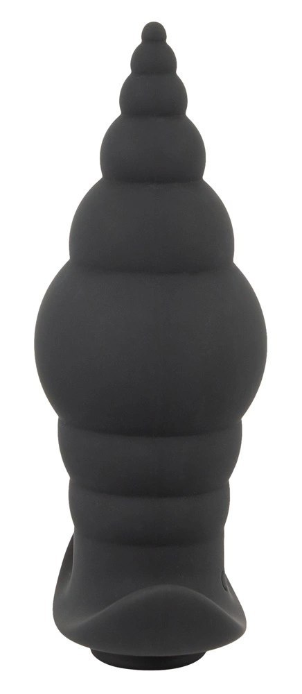 Black Velvets - Plug Analny W Kształcie Stożka Z Pilotem Czarny Black Velvets - Plug Analny W Kształcie Stożka Z Pilotem Czarny