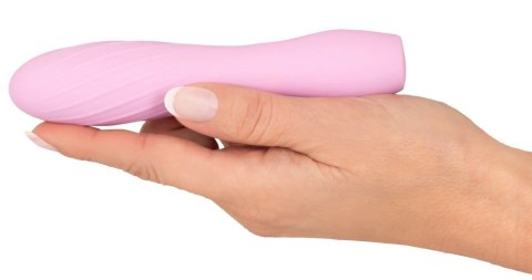 Cuties - Poręczny Mini Wibrator Z Rowkami Różowy Cuties - Poręczny Mini Wibrator Z Rowkami Różowy