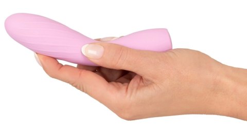 Cuties - Poręczny Mini Wibrator Z Rowkami Różowy Cuties - Poręczny Mini Wibrator Z Rowkami Różowy