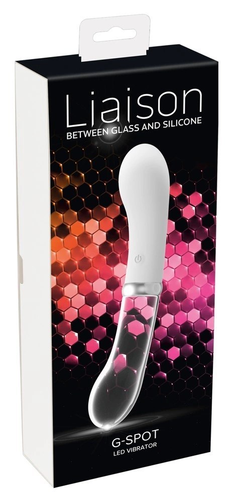Liaison - Dwustronny Szklano-Silikonowy Wibrator Liaison G-Spot Liaison - Dwustronny Szklano-Silikonowy Wibrator Liaison G-Spot