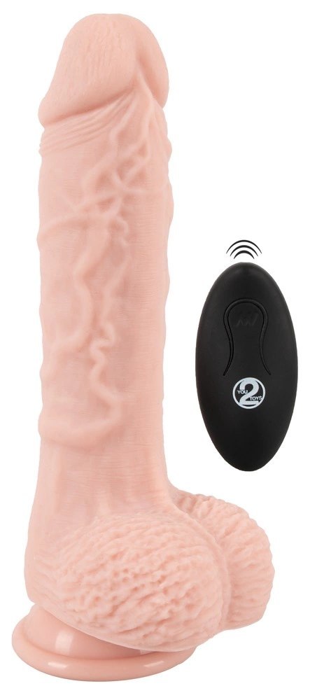 Medical Silicone - Realistyczny Wibrator Wstrząsowy 21cm Medical Silicone - Realistyczny Wibrator Wstrząsowy 21cm