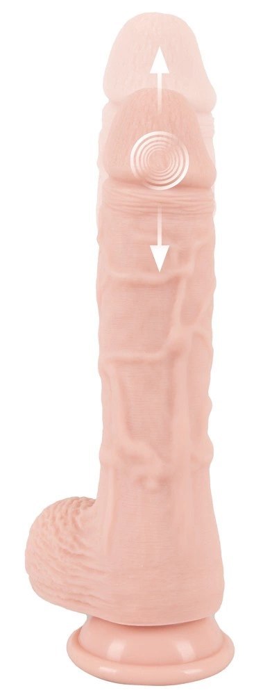 Medical Silicone - Realistyczny Wibrator Wstrząsowy 21cm Medical Silicone - Realistyczny Wibrator Wstrząsowy 21cm