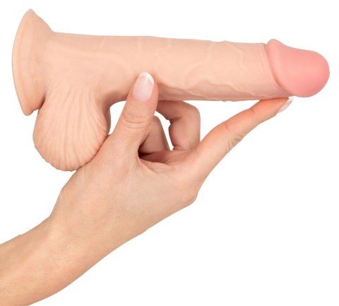 Nature Skin - Elastyczne Naturalne Dildo Z Ruchomą Skórą 18,7 cm Nature Skin - Elastyczne Naturalne Dildo Z Ruchomą Skórą 18,7 cm