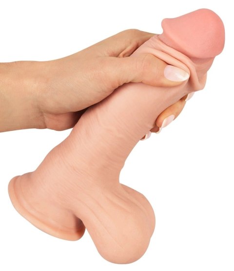 Nature Skin - Elastyczne Naturalne Dildo Z Ruchomą Skórą 19,9 cm Nature Skin - Elastyczne Naturalne Dildo Z Ruchomą Skórą 19,9 cm