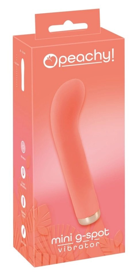 Peachy - Mini Wibrator Do Stymulacji Punktu-G Pomarańczowy Peachy - Mini Wibrator Do Stymulacji Punktu-G Pomarańczowy