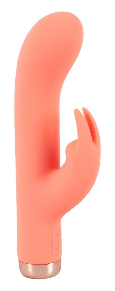 Peachy - Mini Wibrator Króliczek Stymulujący Łechtaczkę I Punkt-G Pomarańczowy Peachy - Mini Wibrator Króliczek Stymulujący Łechtaczkę I Punkt-G Pomarańczowy