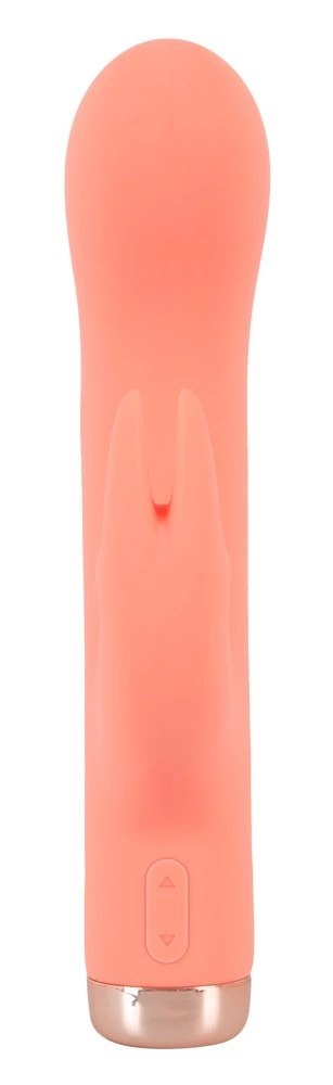 Peachy - Mini Wibrator Króliczek Stymulujący Łechtaczkę I Punkt-G Pomarańczowy Peachy - Mini Wibrator Króliczek Stymulujący Łechtaczkę I Punkt-G Pomarańczowy