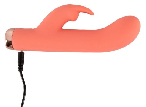 Peachy - Mini Wibrator Króliczek Stymulujący Łechtaczkę I Punkt-G Pomarańczowy Peachy - Mini Wibrator Króliczek Stymulujący Łechtaczkę I Punkt-G Pomarańczowy