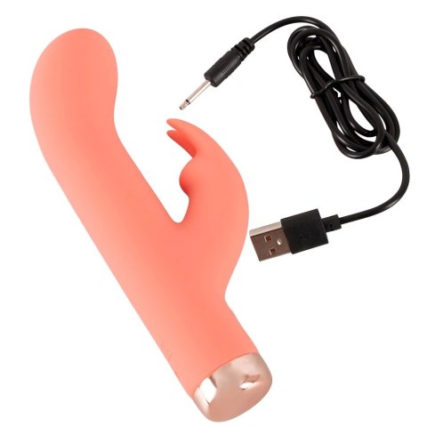 Peachy - Mini Wibrator Króliczek Stymulujący Łechtaczkę I Punkt-G Pomarańczowy Peachy - Mini Wibrator Króliczek Stymulujący Łechtaczkę I Punkt-G Pomarańczowy