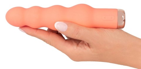 Peachy - Mini Wibrator Z Koralikami I 10 Trybami Wibracji Pomarańczowy Peachy - Mini Wibrator Z Koralikami I 10 Trybami Wibracji Pomarańczowy