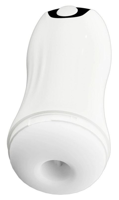Stroker - Masturbator Z 2 Funkcjami Ssania I Wibracji Biały Stroker - Masturbator Z 2 Funkcjami Ssania I Wibracji Biały