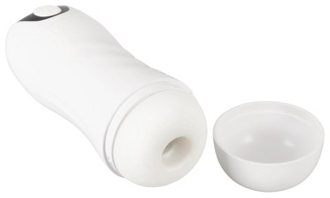 Stroker - Masturbator Z 2 Funkcjami Ssania I Wibracji Biały Stroker - Masturbator Z 2 Funkcjami Ssania I Wibracji Biały