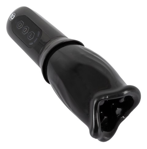 Stroker - Masturbator Z Obrotowym Rękawem W 4 Trybach Czarny Stroker - Masturbator Z Obrotowym Rękawem W 4 Trybach Czarny