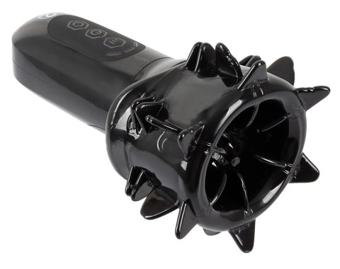 Stroker - Masturbator Z Obrotowym Rękawem W 4 Trybach Czarny Stroker - Masturbator Z Obrotowym Rękawem W 4 Trybach Czarny