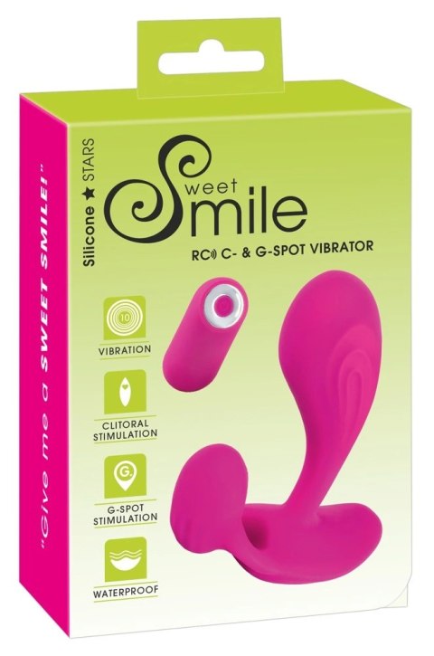 Sweet Smile - Wibrator Do Punktu-G I Łechtaczki Z Pilotem Sweet Smile - Wibrator Do Punktu-G I Łechtaczki Z Pilotem