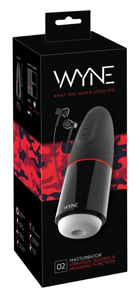 WYNE - Masturbator 02 Z Funckją Ssania Wibracji I Dźwięku WYNE - Masturbator 02 Z Funckją Ssania Wibracji I Dźwięku