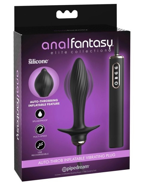 Anal Fantasy - Korek Analny Wibrujący Z Funkcją Pompowania Anal Fantasy - Korek Analny Wibrujący Z Funkcją Pompowania