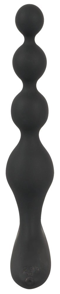 Black Velvets - Silikonowe Koraliki Analne Z 10 Trybami Wibracji Czarne Black Velvets - Silikonowe Koraliki Analne Z 10 Trybami Wibracji Czarne