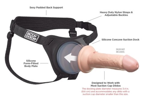 Body Dock Elite - Wygodna Uprząż Strap-On Od Pipedream Body Dock Elite - Wygodna Uprząż Strap-On Od Pipedream
