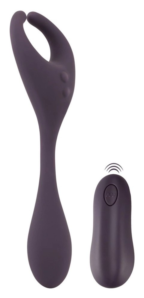 Couples Choice - Podwójny Sterowany Wibrator Dla Par - Fioletowy Couples Choice - Podwójny Sterowany Wibrator Dla Par - Fioletowy