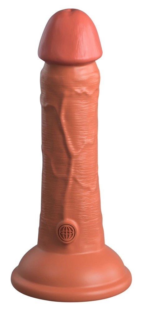 King Cock Elite - Realistyczne Silikonowe Dildo Z Przyssawką 15 CM Ciemny Kolor Skóry King Cock Elite - Realistyczne Silikonowe Dildo Z Przyssawką 15 CM Ciemny Kolor Skóry