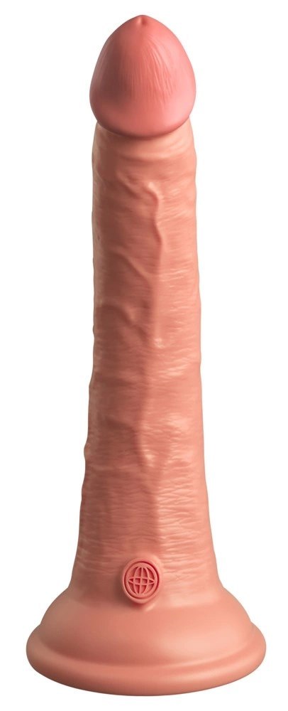 King Cock Elite - Realistyczne Silikonowe Dildo Z Przyssawką 18 CM Jasny Kolor Skóry King Cock Elite - Realistyczne Silikonowe Dildo Z Przyssawką 18 CM Jasny Kolor Skóry