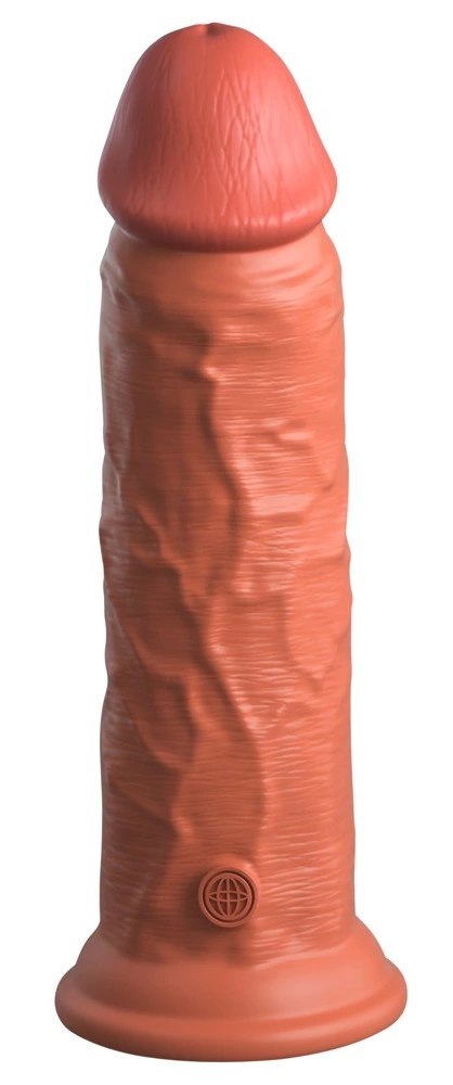 King Cock Elite - Realistyczne Silikonowe Dildo Z Przyssawką 20 CM Ciemny Kolor Skóry King Cock Elite - Realistyczne Silikonowe Dildo Z Przyssawką 20 CM Ciemny Kolor Skóry