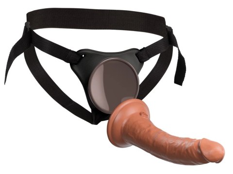 King Cock Elite - Uprząż Strap-On Do Dildo I Wibratorów King Cock Elite Czarny-Brązowy King Cock Elite - Uprząż Strap-On Do Dildo I Wibratorów King Cock Elite Czarny-Brązowy