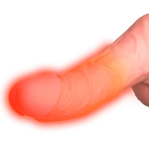 King Cock Plus - Realistyczny Wibrator Z Funkcją Ciepła I Wstrząsów 17 CM Jasny Kolor Skóry King Cock Plus - Realistyczny Wibrator Z Funkcją Ciepła I Wstrząsów 17 CM Jasny Kolor Skóry
