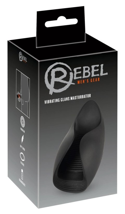 Rebel - Masturbator Ze Stymulacją Żołędzi Czarny Rebel - Masturbator Ze Stymulacją Żołędzi Czarny
