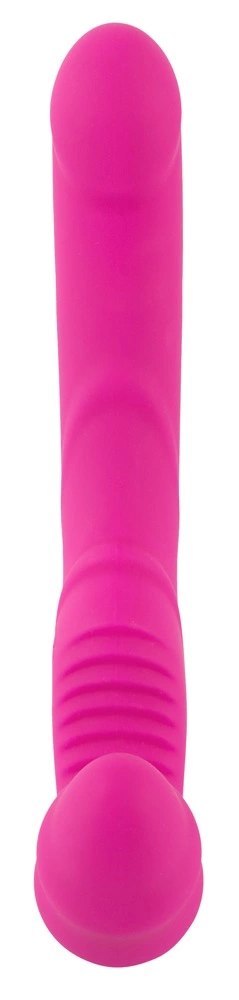 Strapless Strap-On - Wibrator Do Dzikich Gier Z 2 Końcówkami Różowy + Pilot Strapless Strap-On - Wibrator Do Dzikich Gier Z 2 Końcówkami Różowy + Pilot