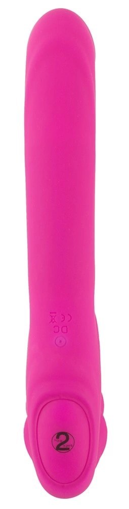 Strapless Strap-On - Wibrator Do Dzikich Gier Z 2 Końcówkami Różowy + Pilot Strapless Strap-On - Wibrator Do Dzikich Gier Z 2 Końcówkami Różowy + Pilot