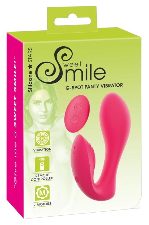 Sweet Smile - Wibrator Stymulujący Punkt-G I Łechtaczkę + Pilot Sweet Smile - Wibrator Stymulujący Punkt-G I Łechtaczkę + Pilot