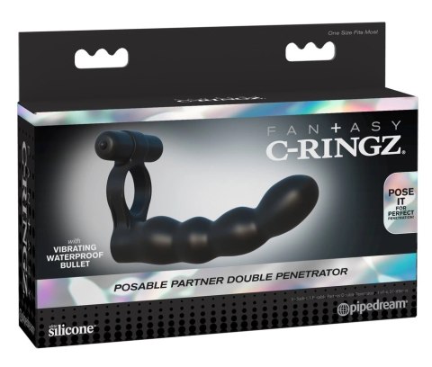 Fantasy C-Ringz- Pierścień Erekcyjny Z Wibrobulletem I Dildo Fantasy C-Ringz- Pierścień Erekcyjny Z Wibrobulletem I Dildo